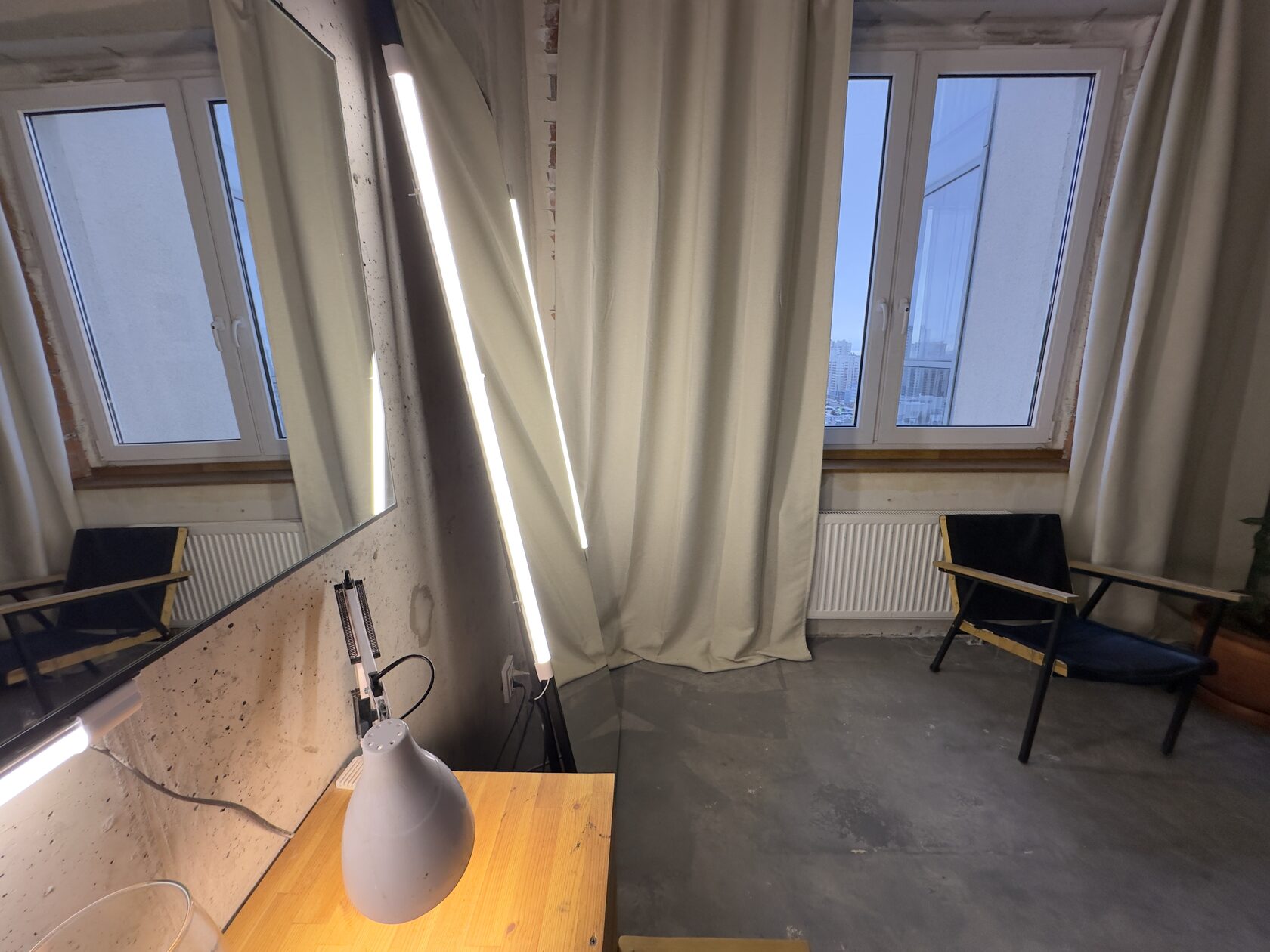 Вид на студию с высоты